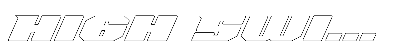 High Swift Outline Rounded